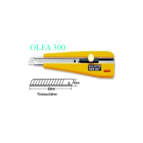 Dao cắt kỹ thuật Olfa 300 khóa bánh cóc