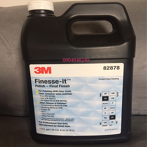 Dung dịch đánh bóng hoàn thiện ô tô 3M82878