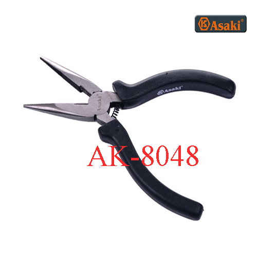 Kềm nhọn cán đen kiểu Mỹ AK-8048