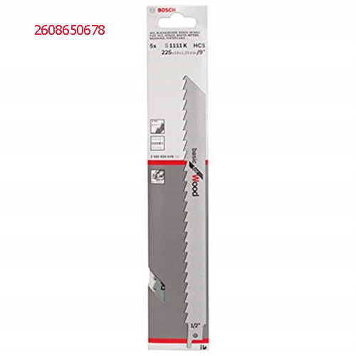 Lưỡi cưa kiếm S 1111 K-Gỗ (bộ 5 lưỡi) 2608650678