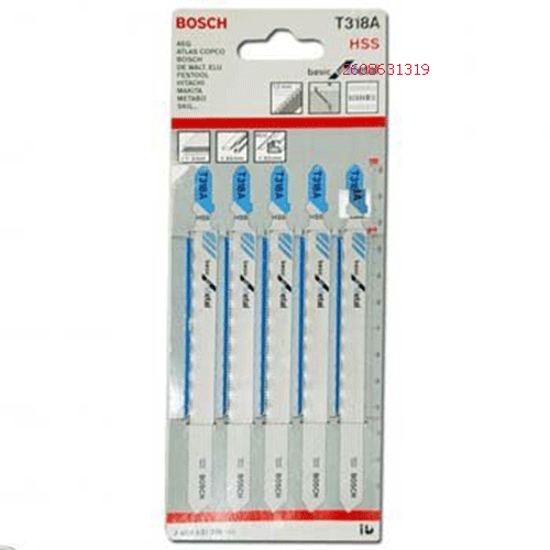 Lưỡi cưa lọng T 318 A - Sắt (bộ 5 lưỡi) 2608631319