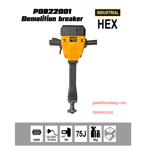 Máy đục bê tông INGCO PDB22001