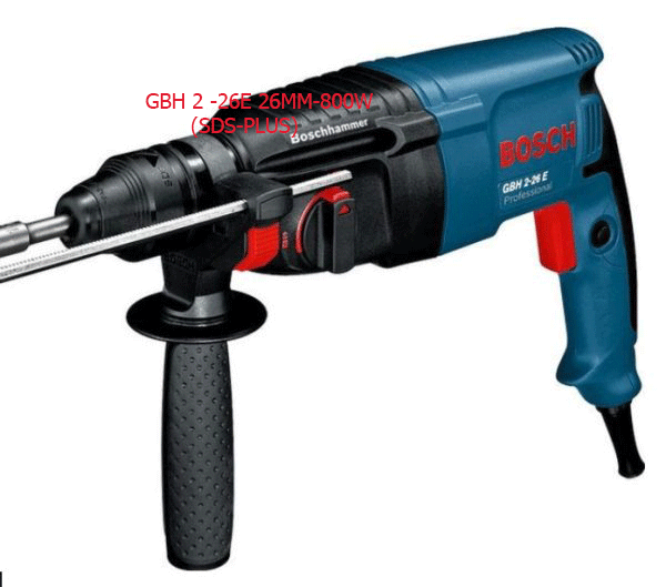 Máy khoan bê tông chuyên dụng GBH 2-26E 26MM - 800W (SDS - PLUS)