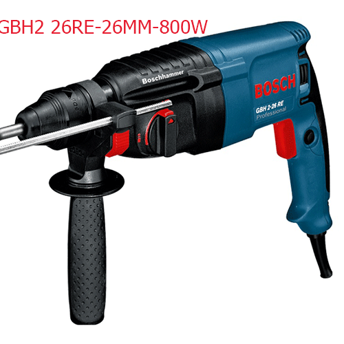 Máy khoan bê tông chuyên dụng GBH 2-26RE 26MM - 800W (SDS - PLUS)
