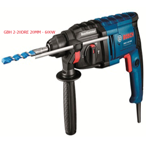 Máy khoan búa GBH 2-20DRE  20MM - 600W  (SDS - PLUS)