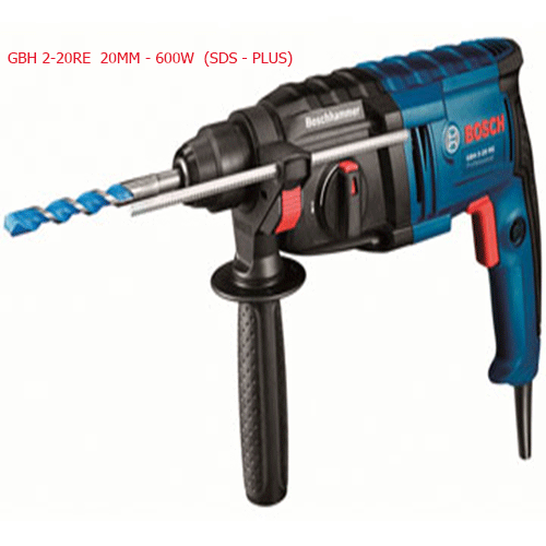 Máy khoan búa GBH 2-20RE  20MM - 600W  (SDS - PLUS)