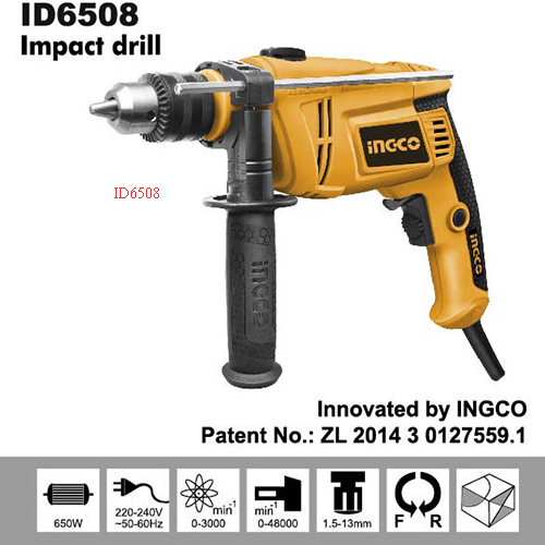 Máy khoan động lực ID6508 650W - 13mm