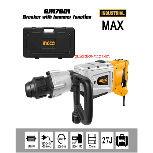 Máy khoan đục bê tông INGCO RH17001