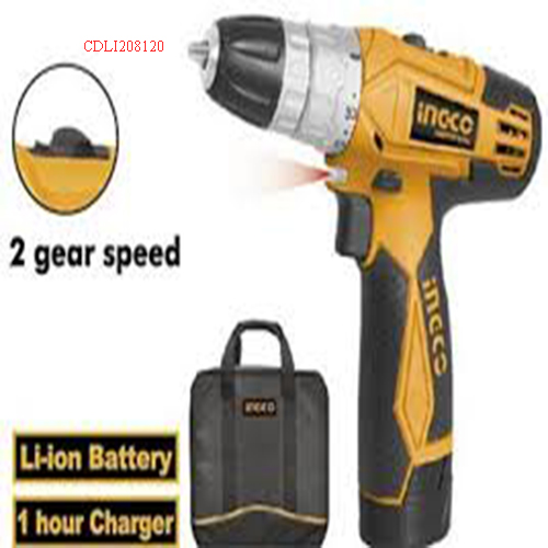 Máy khoan và vặn vít bằng pin INGCO CDLI208120