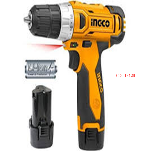 Máy khoan và vặn vít bằng pin INGGO CDT18120