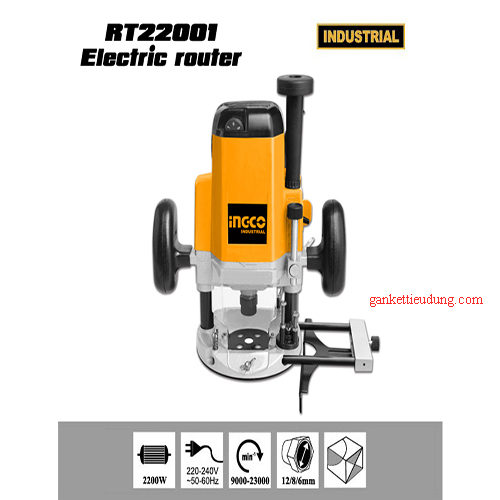 Máy phay gổ INGCO RT22001
