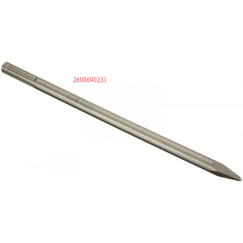 Mũi đục nhọn SDS-MAX 25x400mm (bộ 10 mũi) - mới, có vỏ chống rỉ 