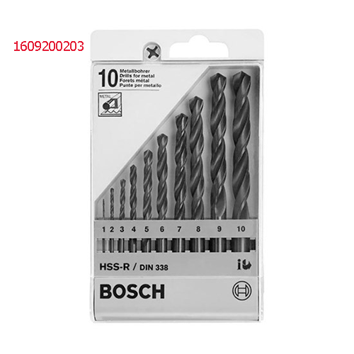 Mũi khoan sắt HSS 10mũi,1-10 mm 1609200203