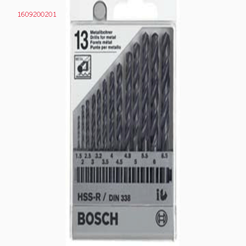  Mũi khoan sắt HSS 13mũi 1.5-6.5mm 1609200201