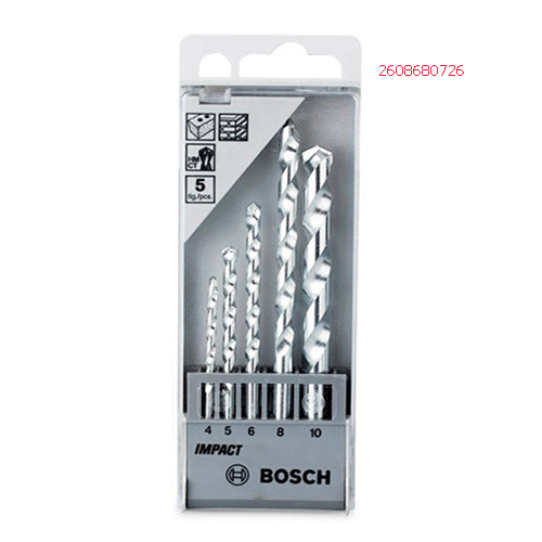 Mũi khoan Silver Per bộ 5 mũi 4/6/8/10mm 2608680726
