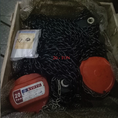 Pa lăng xích kéo tay 20 tấn