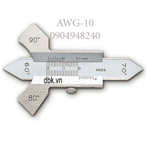 thước đo mối hàn AWG-10